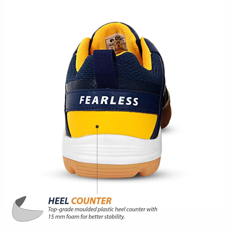 DSC Bolstr Badminton Shoes (Navy/Yellow) DSC Bolstr Badminton Shoes (Navy/Yellow)