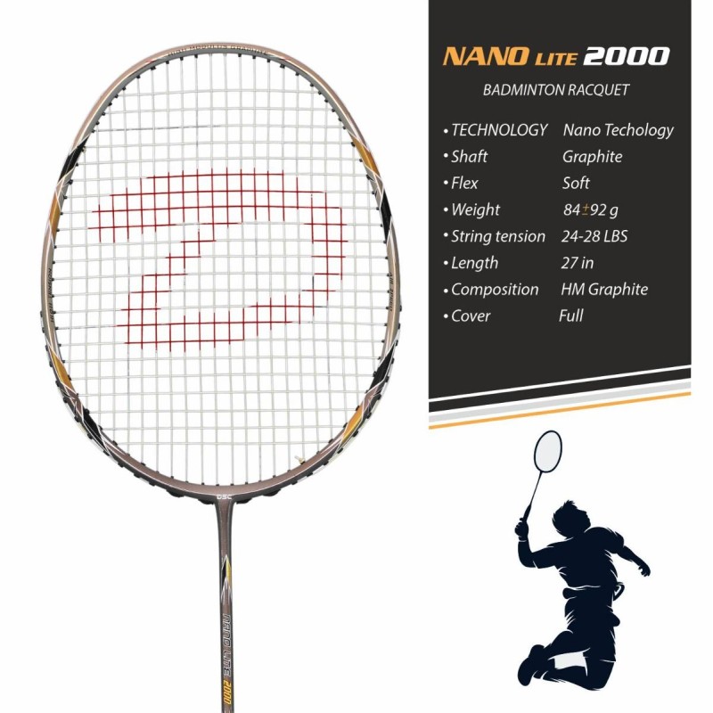 DSC Nano Lite 2000 Badminton Racquet DSC Nano Lite 2000 Badminton Racquet