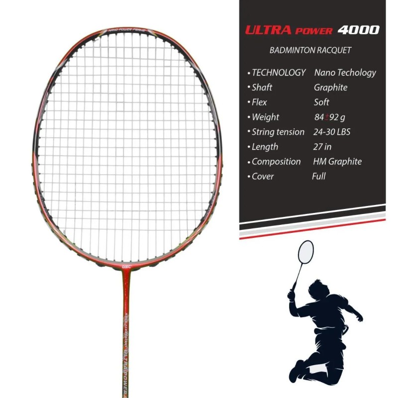 DSC Ultra Power 4000 Badminton Racquet DSC Ultra Power 4000 Badminton Racquet