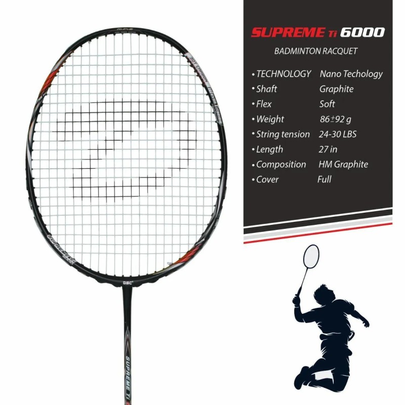 DSC Supreme Ti 6000 Badminton Racquet