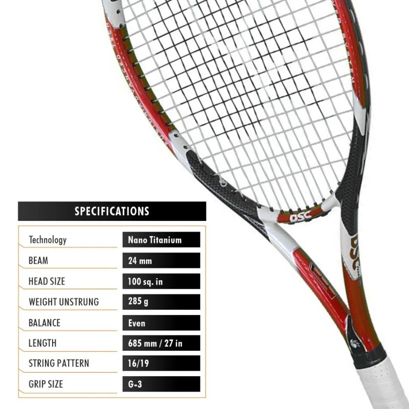 DSC TFK-16 Classic Tennis Racquet DSC TFK-16 Classic Tennis Racquet