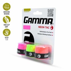 GAMMA Neon Dri Overgrip (3 Pcs, Assorted) GAMMA Neon Dri Overgrip (3 Pcs, Assorted)