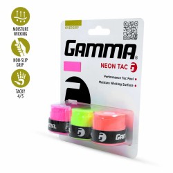 GAMMA Neon Tac Overgrip (3 Pcs, Assorted) GAMMA Neon Tac Overgrip (3 Pcs, Assorted)
