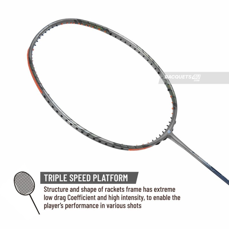 APACS Z Ziggler Badminton Racquet (Unstrung, Grey) APACS Z Ziggler Badminton Racquet (Unstrung, Grey)