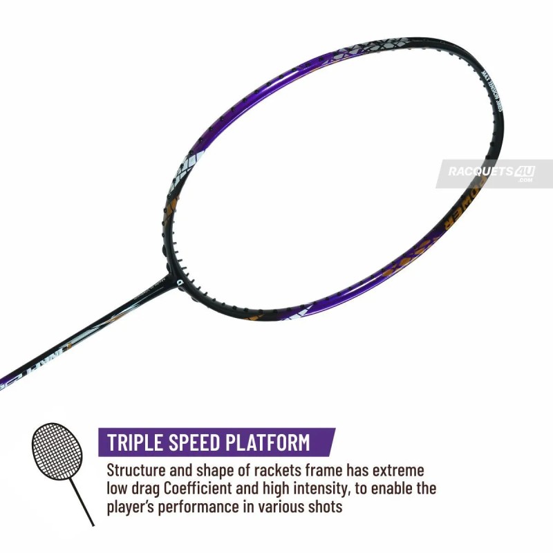 APACS Finapi 232 Badminton Racquet (Unstrung, Purple) APACS Finapi 232 Badminton Racquet (Unstrung, Purple)