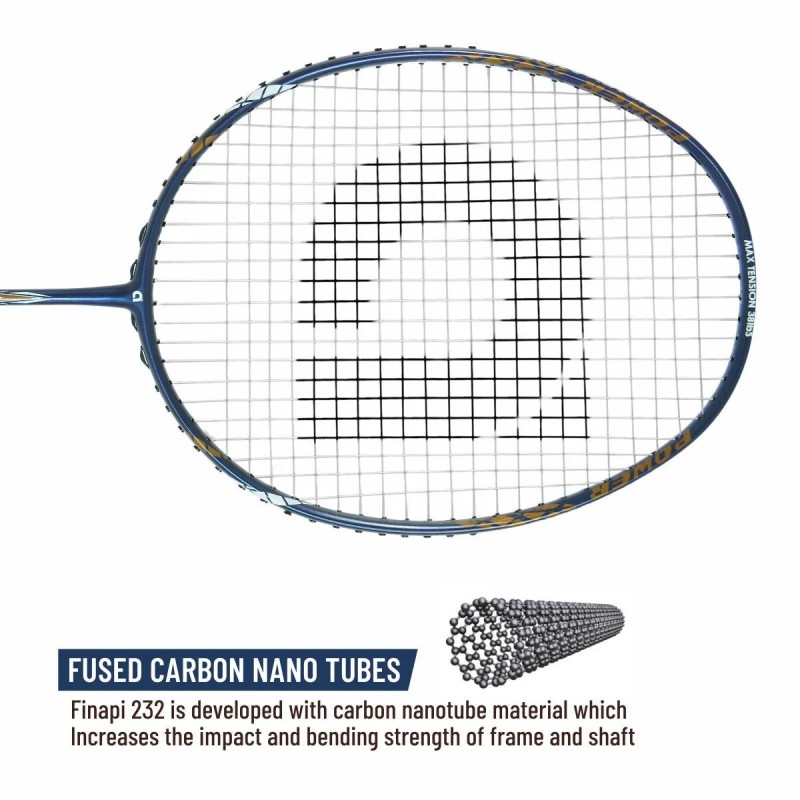 APACS Finapi 232 Badminton Racquet (Unstrung, Navy) APACS Finapi 232 Badminton Racquet (Unstrung, Navy)