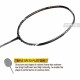 APACS Finapi 232 Badminton Racquet (Unstrung, Dark Grey)