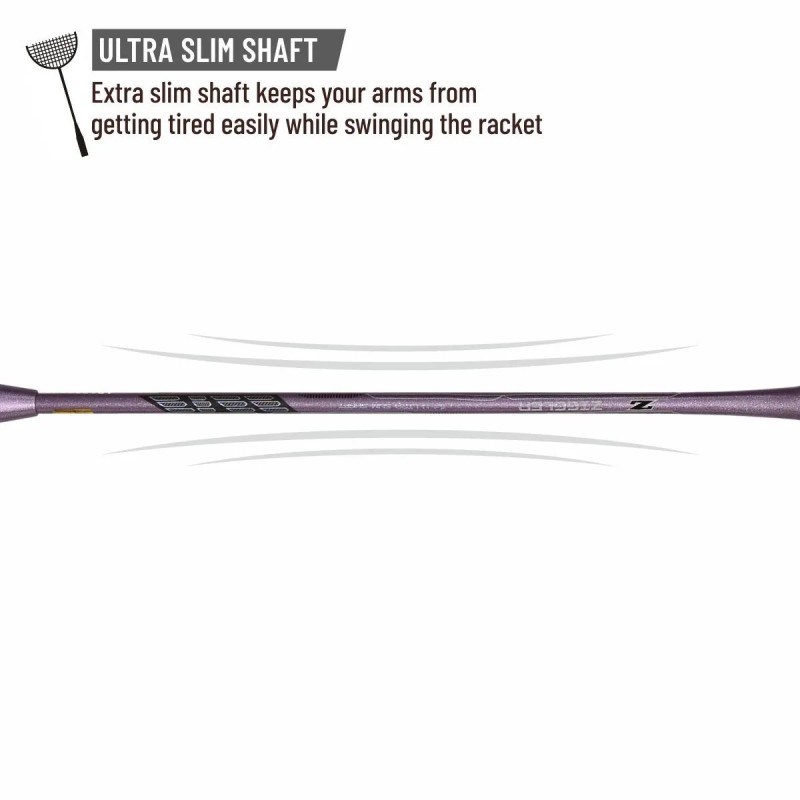 APACS Z Ziggler Badminton Racquet (Unstrung, Purple) APACS Z Ziggler Badminton Racquet (Unstrung, Purple)