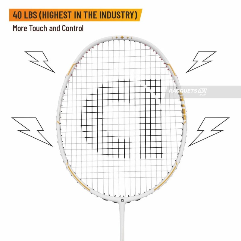 APACS Finapi 232 Xtra Power Badminton Racquet (Unstrung, White) APACS Finapi 232 Xtra Power Badminton Racquet (Unstrung, White)
