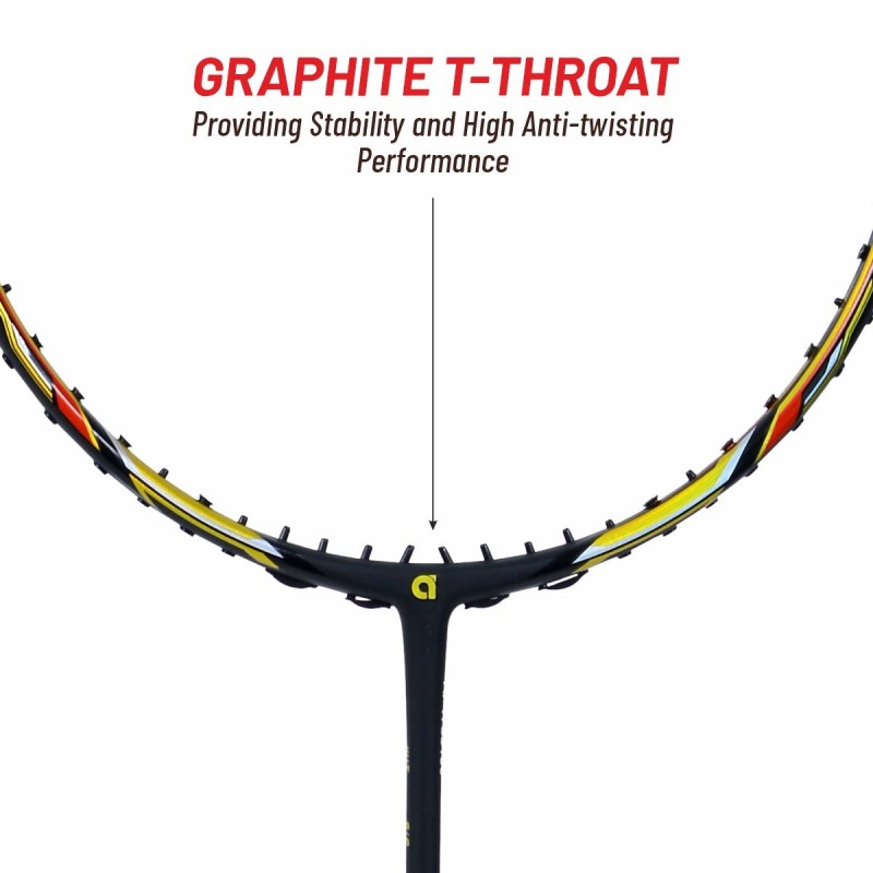 APACS Z Power 800 RP+ Badminton Racquet (Unstrung, Black) APACS Z Power 800 RP+ Badminton Racquet (Unstrung, Black)
