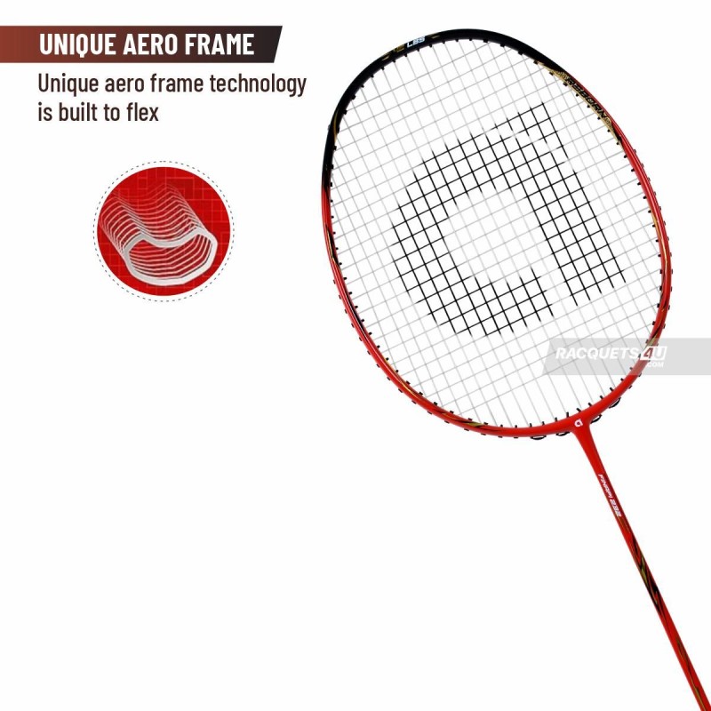 APACS Finapi 232 Reborn Badminton Racquet (Unstrung, Red)