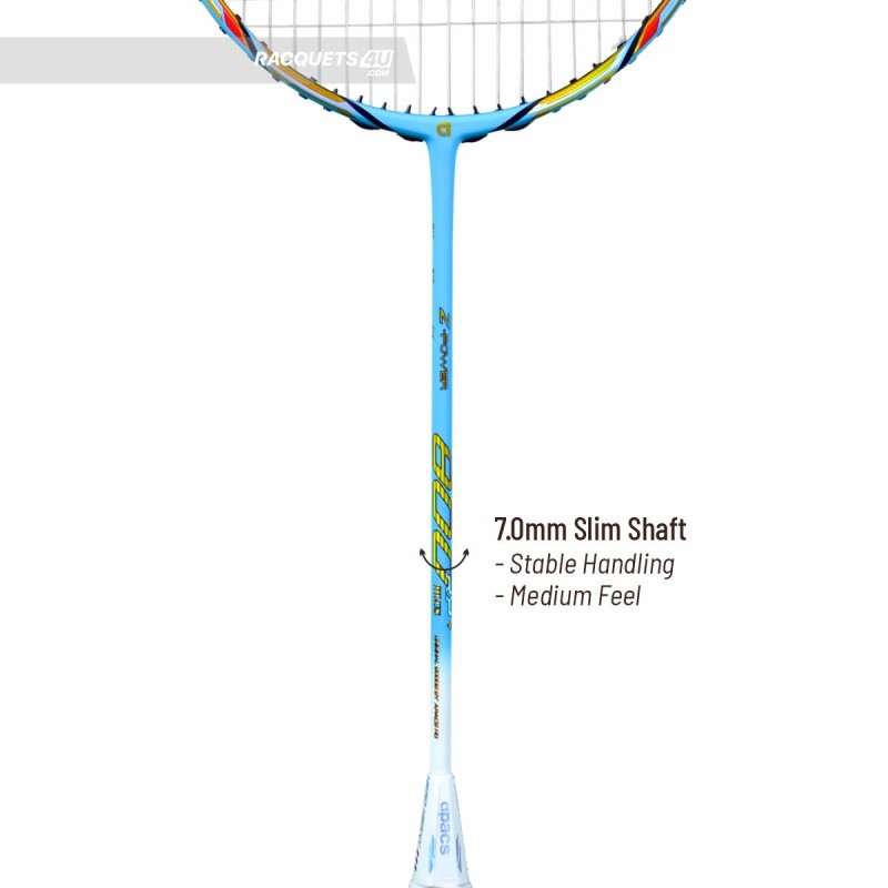 APACS Z Power 800 RP+ Badminton Racquet (Unstrung, Blue/White) APACS Z Power 800 RP+ Badminton Racquet (Unstrung, Blue/White)