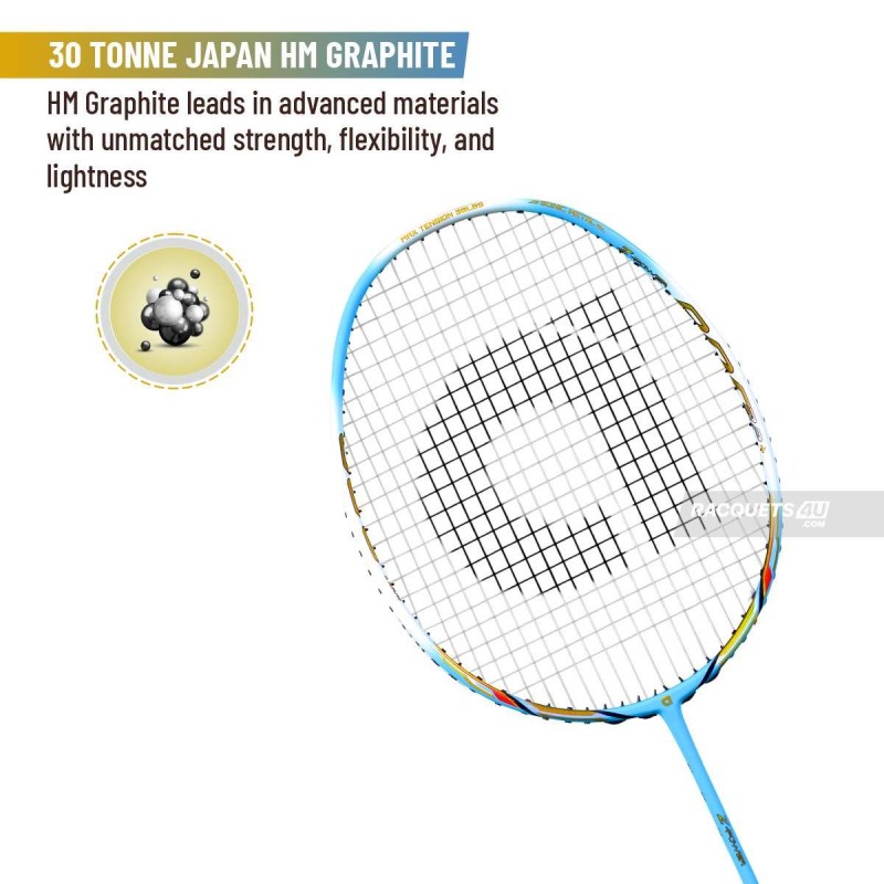 APACS Z Power 800 RP+ Badminton Racquet (Unstrung, Blue/White) APACS Z Power 800 RP+ Badminton Racquet (Unstrung, Blue/White)