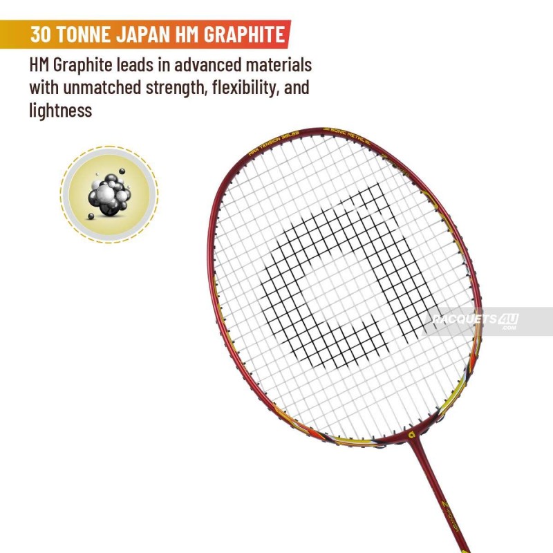 APACS Z Power 800 RP+ Badminton Racquet (Unstrung, Red) APACS Z Power 800 RP+ Badminton Racquet (Unstrung, Red)