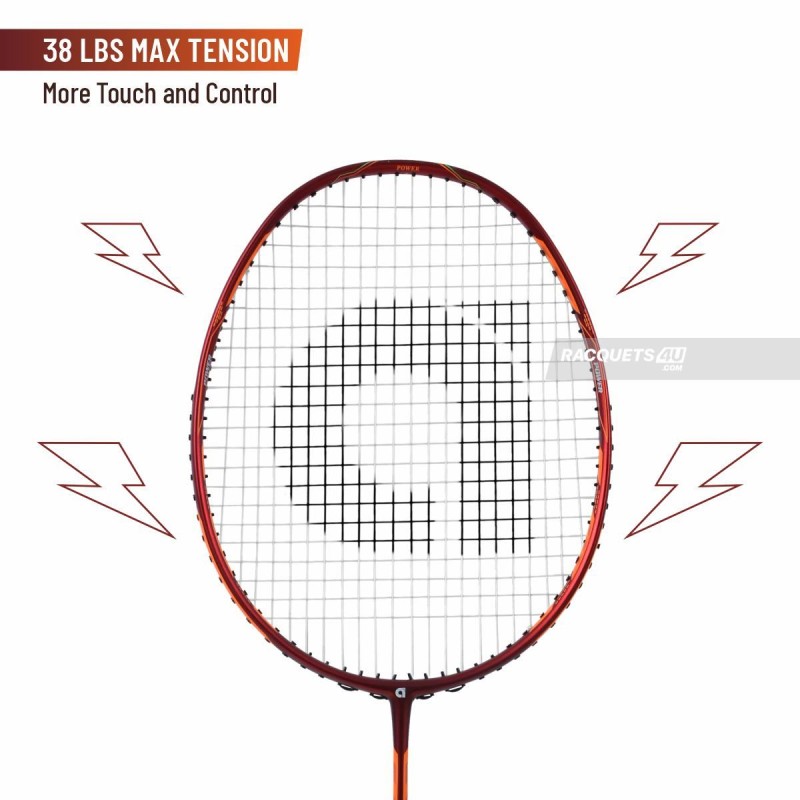 APACS Dual Power & Speed Badminton Racquet (Unstrung, Red) APACS Dual Power & Speed Badminton Racquet (Unstrung, Red)