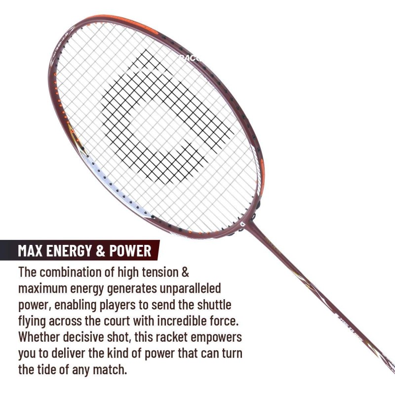 Apacs Z-Ziggler Reborn Badminton Racquet (Unstrung, Maroon Matte)