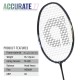 APACS Accurate 77 Badminton Racquet (Unstrung, Black Glossy) APACS Accurate 77 Badminton Racquet (Unstrung, Black Glossy)