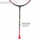 APACS Accurate 77 Badminton Racquet (Unstrung, Red/Black Matte)