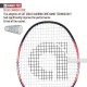 APACS Accurate 77 Badminton Racquet (Unstrung, Red/Black Matte)