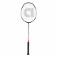 APACS Accurate 77 Badminton Racquet (Unstrung, Red/Black Matte)