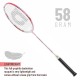 Apacs Feather Weight 55 Badminton Racquet (Unstrung, White/Pink) Apacs Feather Weight 55 Badminton Racquet (Unstrung, White/Pink)