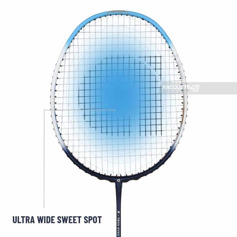 APACS X-Tech Even Badminton Racquet (Unstrung, Blue) APACS X-Tech Even Badminton Racquet (Unstrung, Blue)