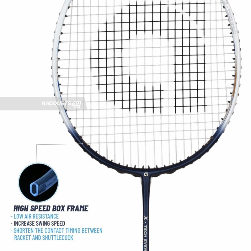 APACS X-Tech Even Badminton Racquet (Unstrung, Blue) APACS X-Tech Even Badminton Racquet (Unstrung, Blue)
