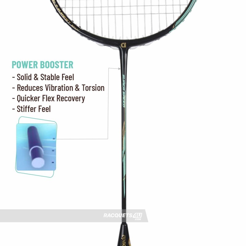 APACS Super Speed Badminton Racquet (Unstrung, Black) APACS Super Speed Badminton Racquet (Unstrung, Black)