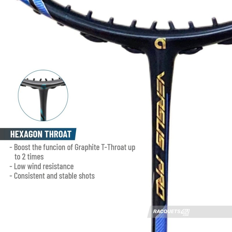 APACS Versus Pro Badminton Racquet (Unstrung, Black) APACS Versus Pro Badminton Racquet (Unstrung, Black)