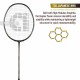 APACS Cross Court Pro Badminton Racquet (Unstrung, Black) APACS Cross Court Pro Badminton Racquet (Unstrung, Black)