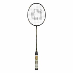 APACS Cross Court Pro Badminton Racquet (Unstrung, Black)