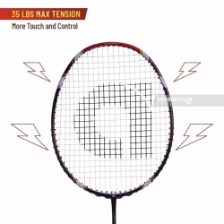 APACS Finapi 77 II Badminton Racquet (Unstrung, Black/Red) APACS Finapi 77 II Badminton Racquet (Unstrung, Black/Red)