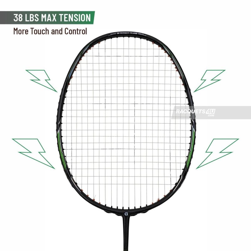 APACS Honor Pro Badminton Racquet (Unstrung, Grey/Green) APACS Honor Pro Badminton Racquet (Unstrung, Grey/Green)