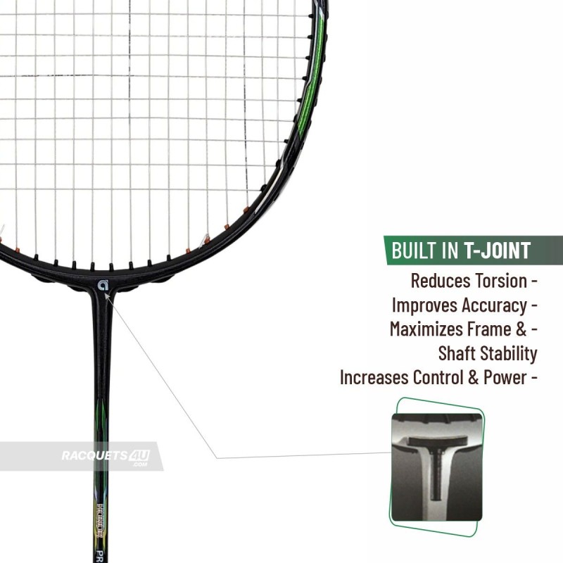 APACS Honor Pro Badminton Racquet (Unstrung, Grey/Green) APACS Honor Pro Badminton Racquet (Unstrung, Grey/Green)