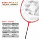 APACS Finapi 232 Xtra Power Badminton Racquet (Unstrung, Black/Red) APACS Finapi 232 Xtra Power Badminton Racquet (Unstrung, Black/Red)