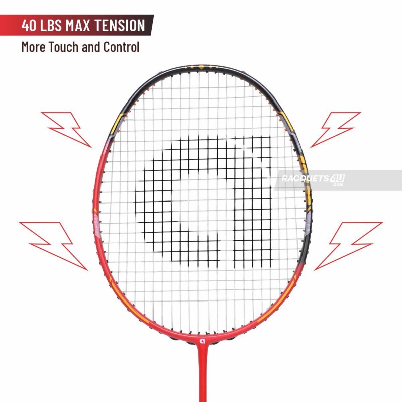 APACS Finapi 232 Xtra Power Badminton Racquet (Unstrung, Black/Red) APACS Finapi 232 Xtra Power Badminton Racquet (Unstrung, Black/Red)