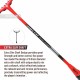 APACS Finapi 232 Xtra Power Badminton Racquet (Unstrung, Black/Red) APACS Finapi 232 Xtra Power Badminton Racquet (Unstrung, Black/Red)
