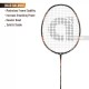 APACS Fly Weight 73 Badminton Racquet (Unstrung, Black) APACS Fly Weight 73 Badminton Racquet (Unstrung, Black)