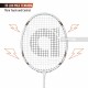 APACS Force 80 Badminton Racquet (Unstrung, White)