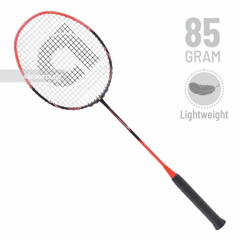 APACS Vanguard 11 Next Gen Badminton Racquet (Unstrung, Black/Red)
