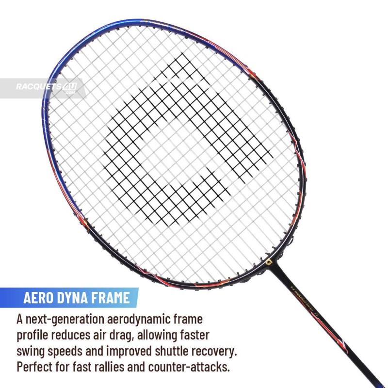 APACS Vanguard 11 Next Gen Badminton Racquet (Unstrung, Black/Royal Gold) APACS Vanguard 11 Next Gen Badminton Racquet (Unstrung, Black/Royal Gold)