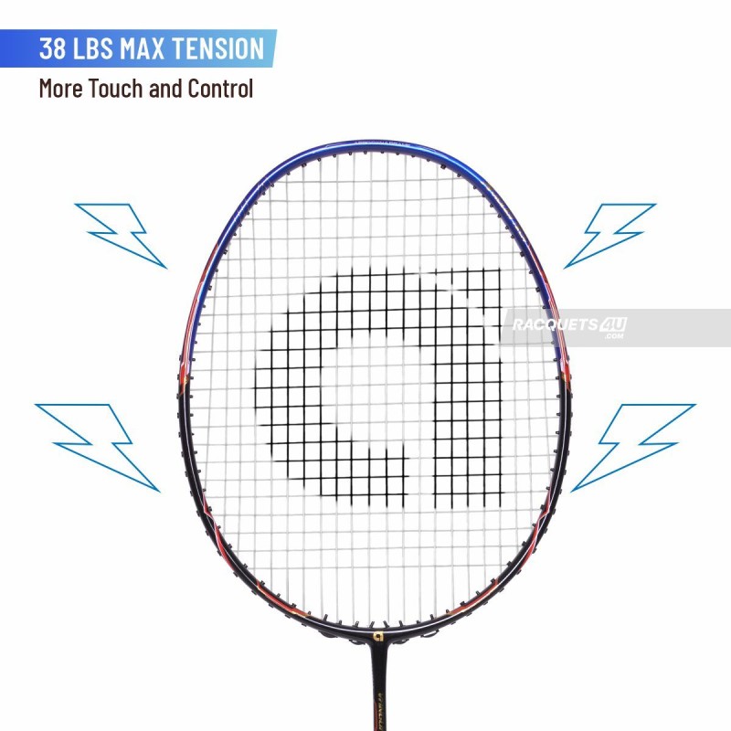 APACS Vanguard 11 Next Gen Badminton Racquet (Unstrung, Black/Royal Gold) APACS Vanguard 11 Next Gen Badminton Racquet (Unstrung, Black/Royal Gold)