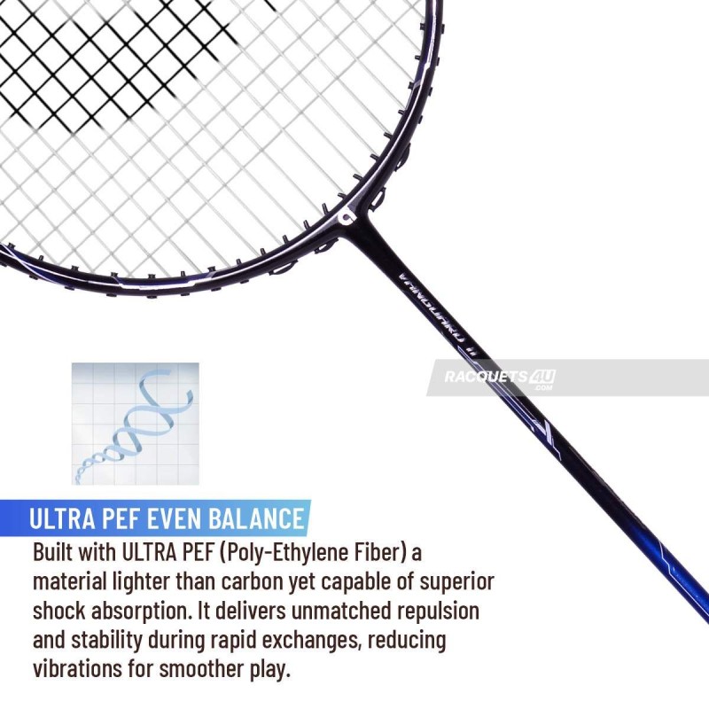 APACS Vanguard 11 Next Gen Badminton Racquet (Unstrung, Black/Royal Silver) APACS Vanguard 11 Next Gen Badminton Racquet (Unstrung, Black/Royal Silver)