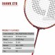 APACS iHawk X70 Badminton Racquet (Unstrung, Maroon) APACS iHawk X70 Badminton Racquet (Unstrung, Maroon)