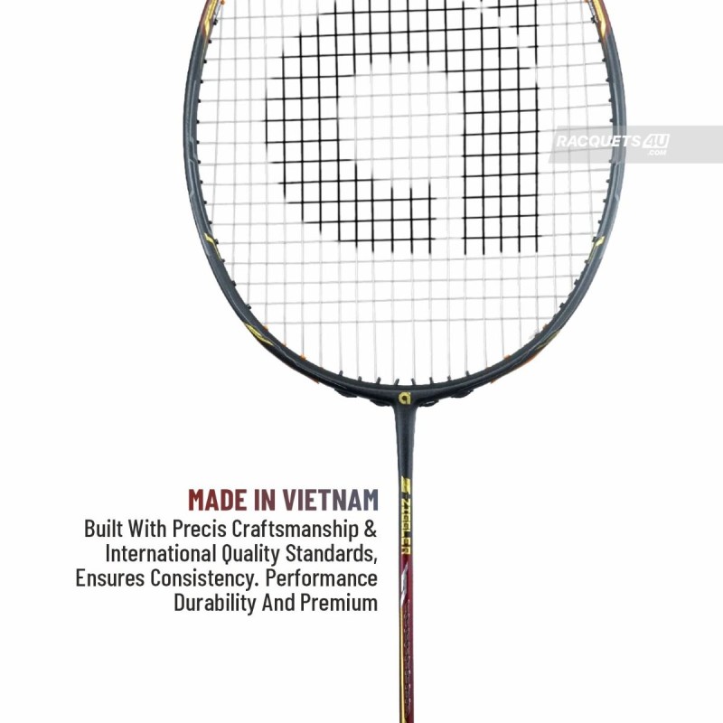 Apacs Z-Ziggler Next Gen Badminton Racquet (Unstrung, Black/Maroon) Apacs Z-Ziggler Next Gen Badminton Racquet (Unstrung, Black/Maroon)