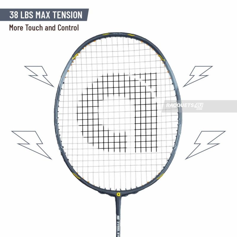 Apacs Z-Ziggler Next Gen Badminton Racquet (Unstrung, Black) Apacs Z-Ziggler Next Gen Badminton Racquet (Unstrung, Black)