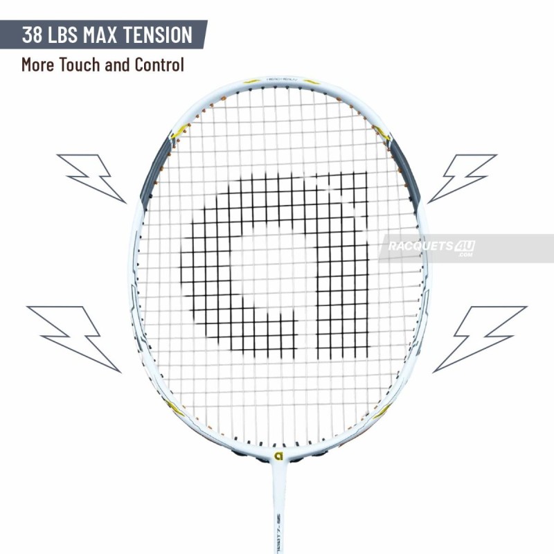 Apacs Z-Ziggler Next Gen Badminton Racquet (Unstrung, White) Apacs Z-Ziggler Next Gen Badminton Racquet (Unstrung, White)