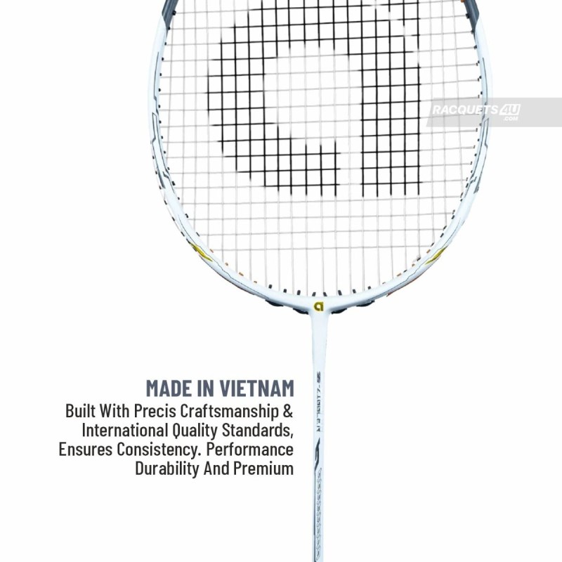 Apacs Z-Ziggler Next Gen Badminton Racquet (Unstrung, White) Apacs Z-Ziggler Next Gen Badminton Racquet (Unstrung, White)