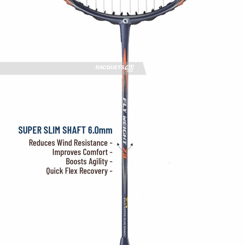 APACS Fly Weight 73 Badminton Racquet (Unstrung, Navy) APACS Fly Weight 73 Badminton Racquet (Unstrung, Navy)