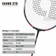 APACS iHawk X70 Badminton Racquet (Unstrung, Black) APACS iHawk X70 Badminton Racquet (Unstrung, Black)